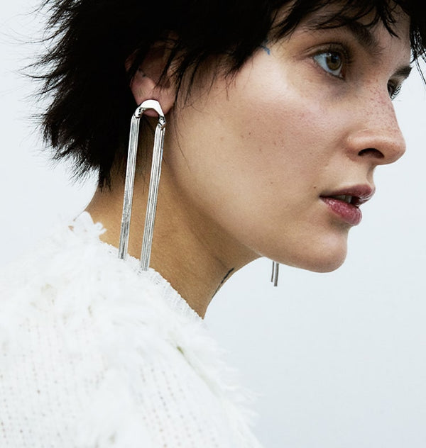 marta earrings silver