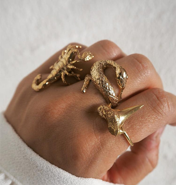 Scorpio Ring gold