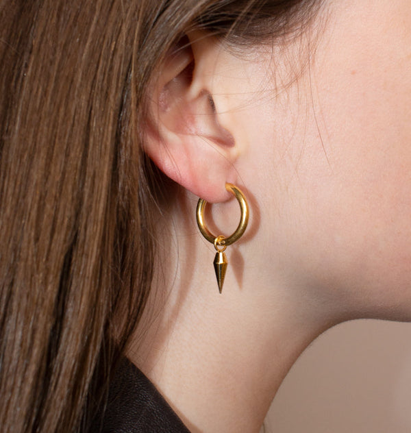 Siri single earring gold