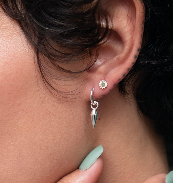 Siri mini single earring silver