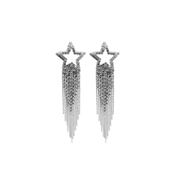 Stjärnfall earrings silver