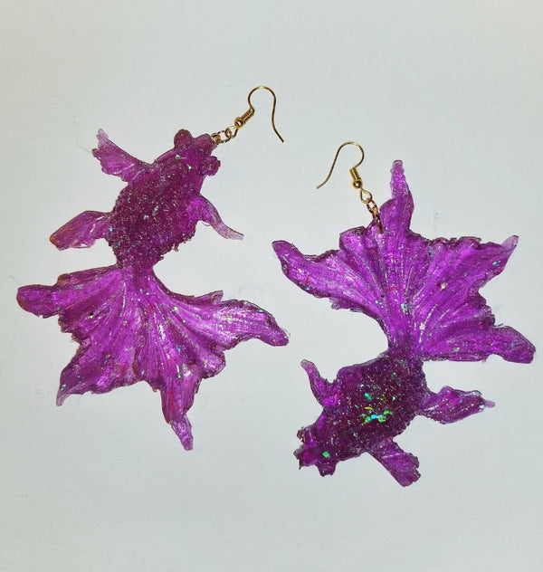 True phish earrings purple