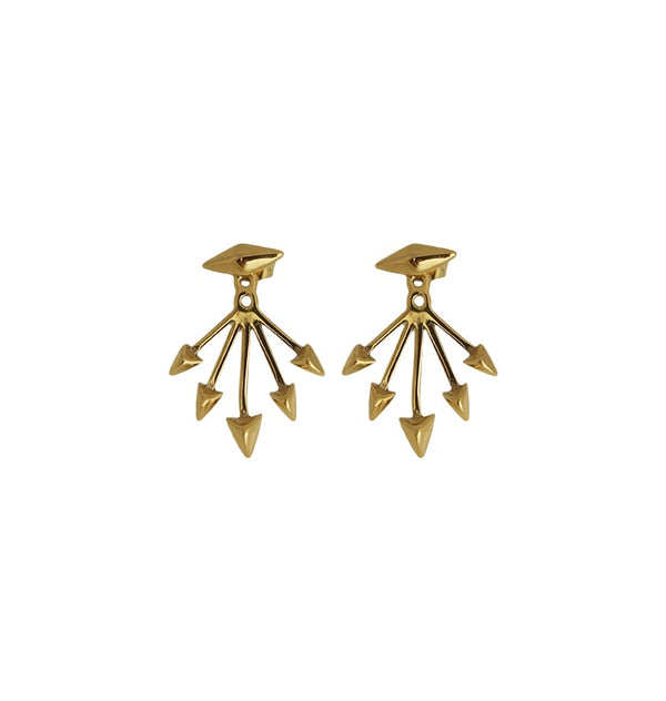 Zike earrings gold