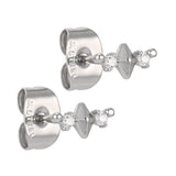 Luna Stud Single Earring Steel