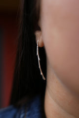 Kvistar earrings silver