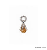 Månadsstens charm silver