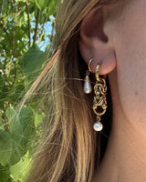 Donna single earring pearl gold