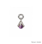 Månadsstens charm silver