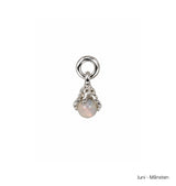 Månadsstens charm silver