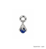 Månadsstens charm silver