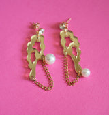 Abstract chaos earrings