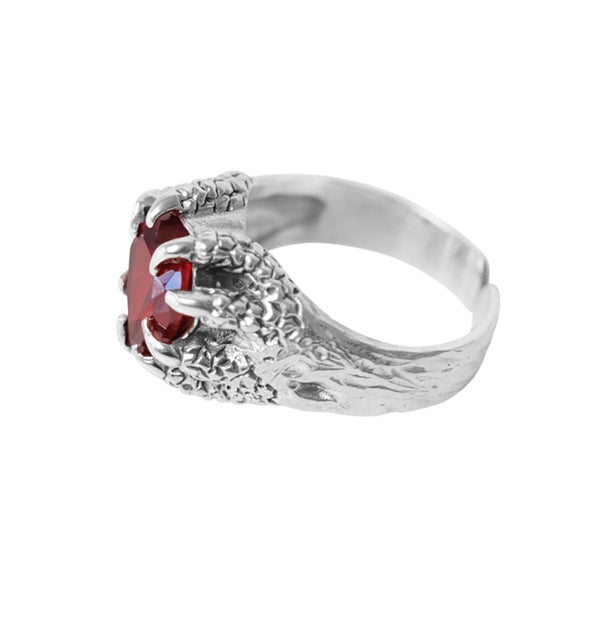 Agnes ring silver red