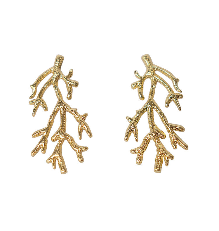 Alma earrings gold