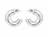Banana hoop silver
