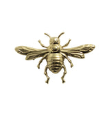 Bee brooch gold