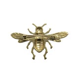 Bee brooch gold