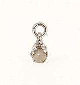 Månadsstens charm silver