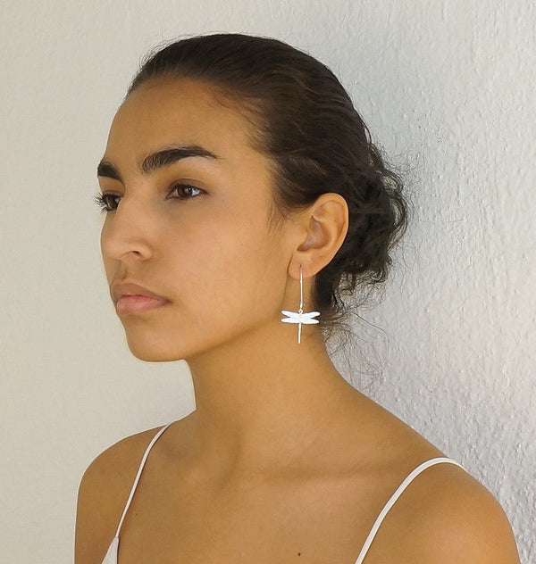 Dragonfly • små örhängen silver