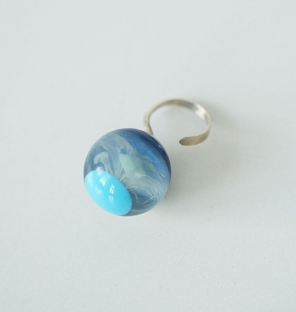 Bubble ring blue