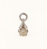 Månadsstens charm silver