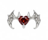 Devil Single Stud Silver
