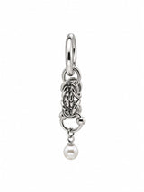 Donna single earring pearl silver