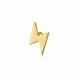 Flash mini single earring gold