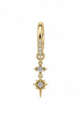 Fairy Single Earring Gold/Clear