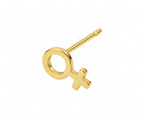 Gudrun mini single earring gold