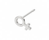 Gudrun mini single earring silver