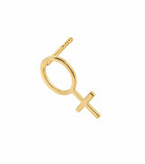 Gudrun single earring gold