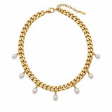 Izza Chain Necklace Gold