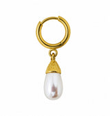 Veja drop single earring gold