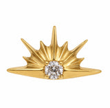 Sunrise single stud Gold