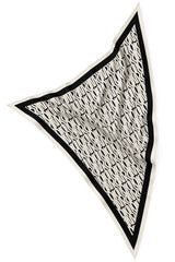 Milan scarf white