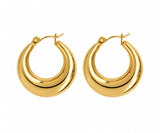Polly earrings gold