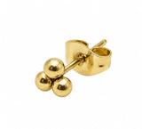 Trilling stud single earring gold