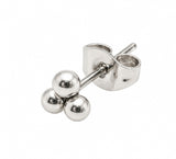 Trilling stud single earring silver