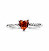 Mi Amore ring silver/red