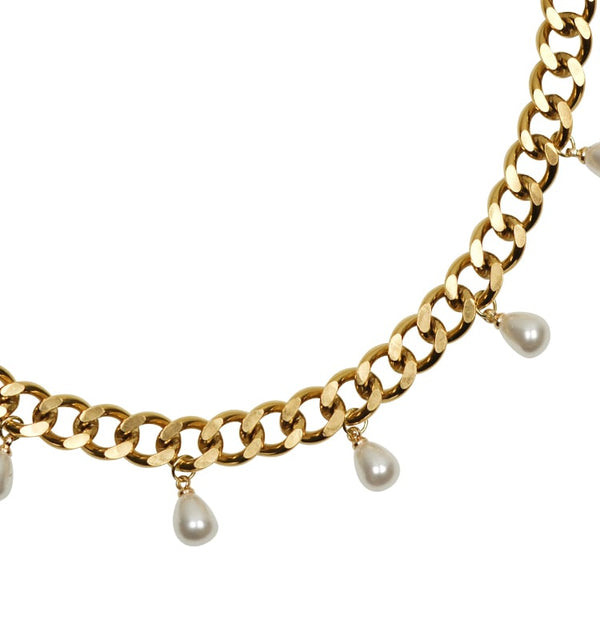 Izza Chain Necklace Gold