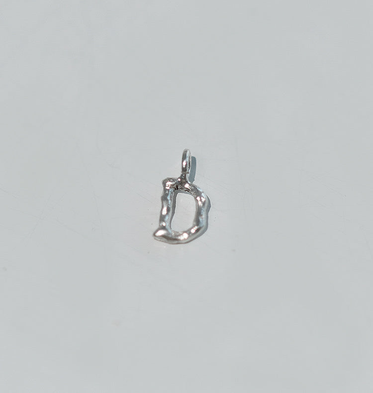 Letter pendant 925 silver