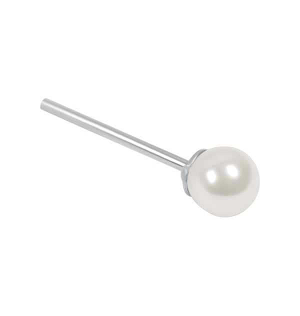 Pearl single stud 925 silver