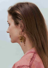 Dahlia Earrings Gold
