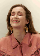 Dahlia Earrings Gold