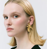 Daisy lu earrings gold