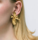 Daisy lu earrings gold