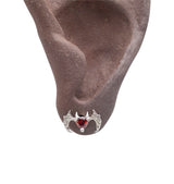 Devil single stud Silver