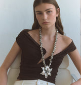Dusa necklace silver