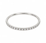 spot ring clear silver