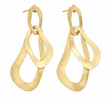 Loops earrings gold